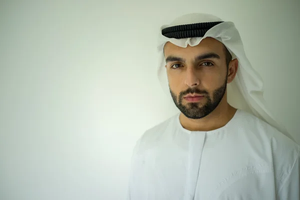 Portrait of atraktive Arabian man — Stok Foto