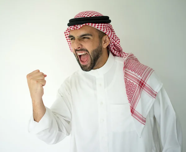 Arabiska ung affärsman poserar — Stockfoto