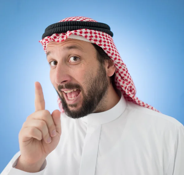 Arabiska affärsman poserar — Stockfoto