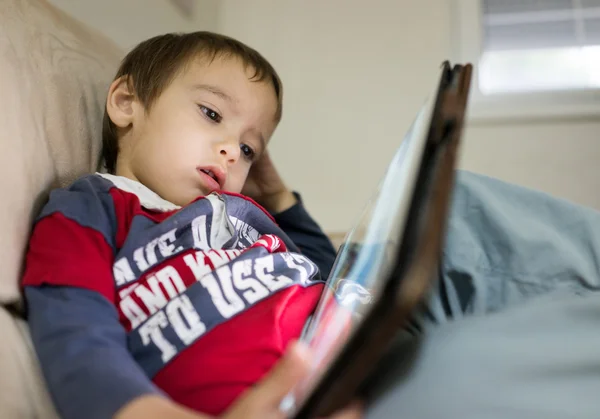 Adorable little boy at home — Stock Photo, Image