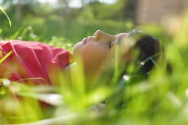 Küçük çocuk zevk yaz saati