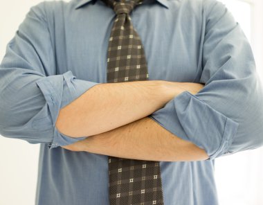 İş adamı jestler yapma