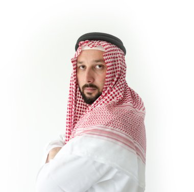 Arap adam poz