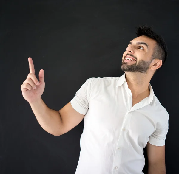 Guapo joven posando — Foto de Stock