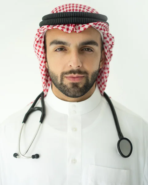 Vonzó orvos arcképe — Stock Fotó