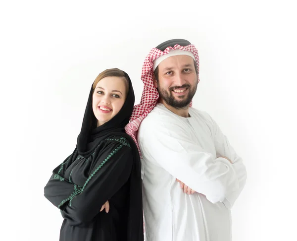 Happy Arabic wife and husband — Stock Photo, Image