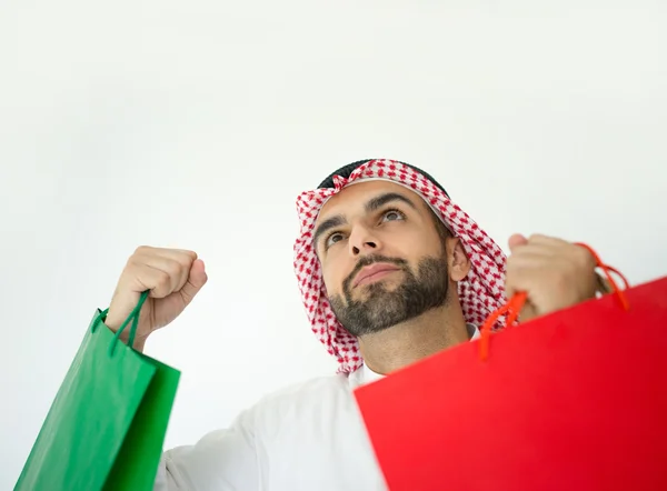 Portret van aantrekkelijke Arabische man Stockfoto