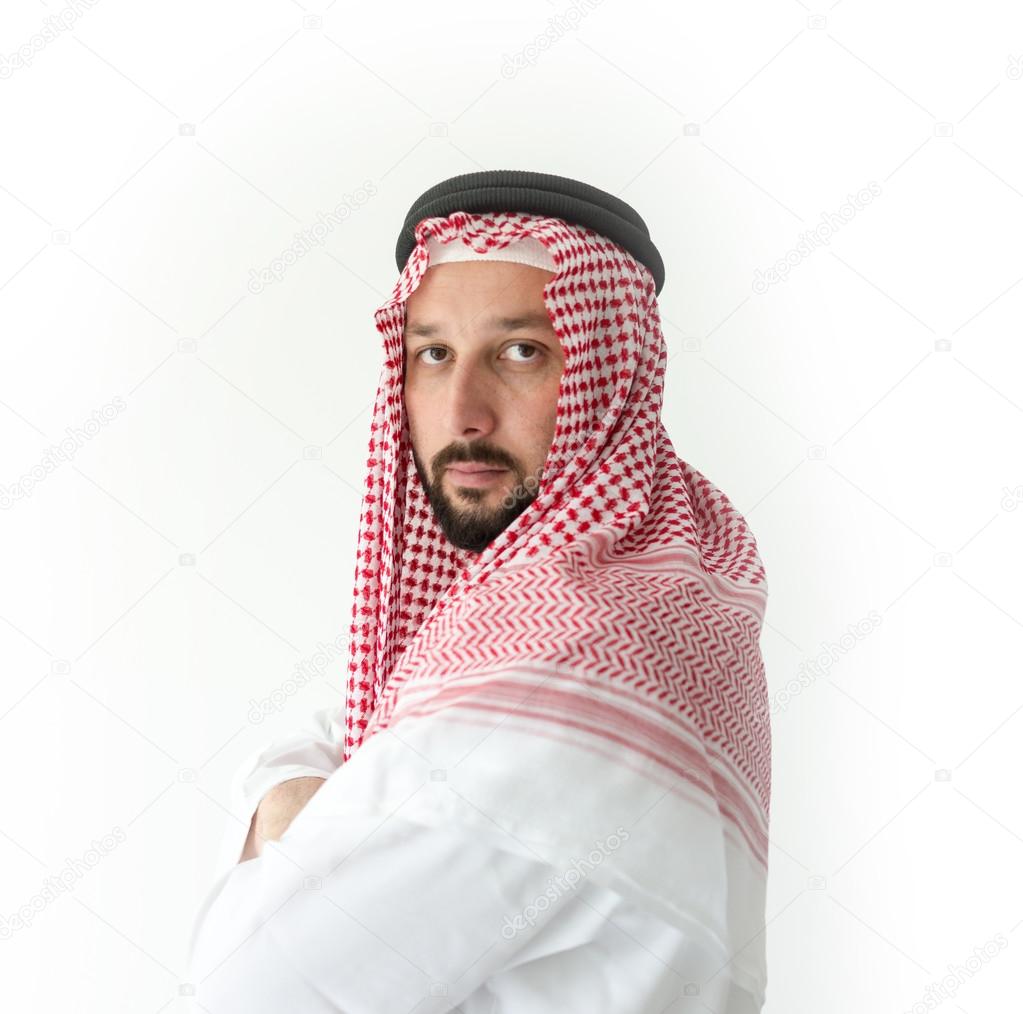 Arabic man posing