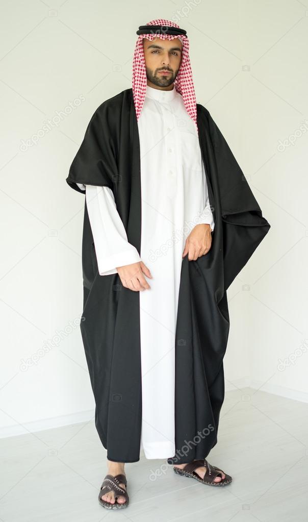 Arabic young sheikh posing