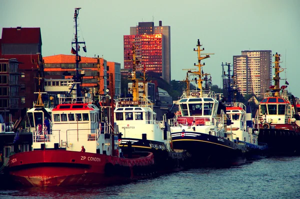 Hamburg ships — Stock Photo, Image