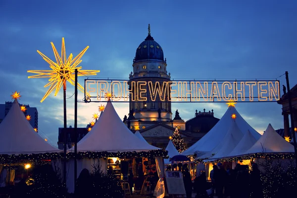 Berlijn kerstmarkt — Stockfoto