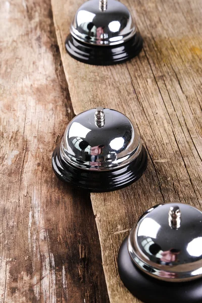 metallic Ring bells on table