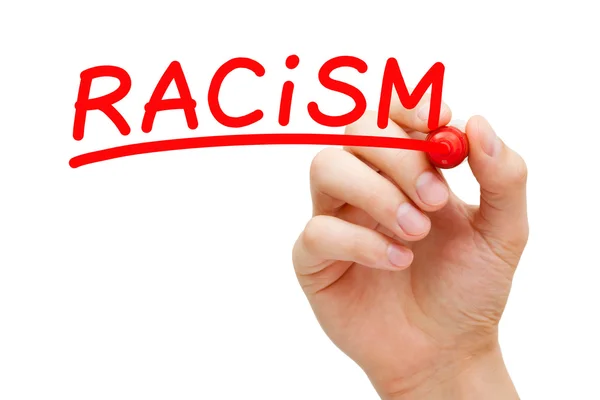 Racism Red Marker Concept — Stock Photo, Image