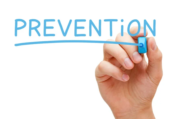Prevention Blue Marker — Stock Photo, Image