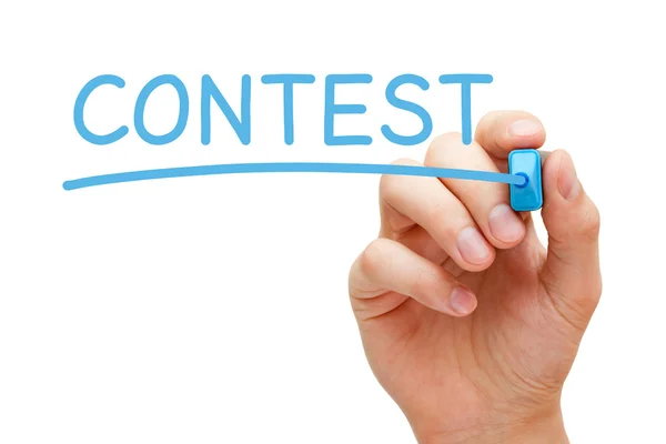 Contest Blue Marker — Stock Photo, Image