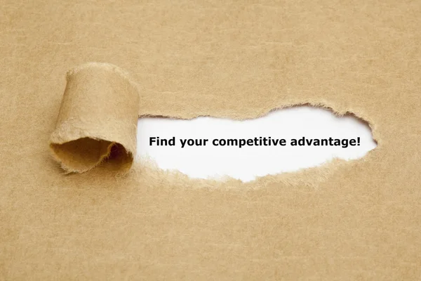 Rekabetçi avantajını bul — Stok fotoğraf