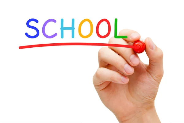 School Red Marker — Stock Photo, Image