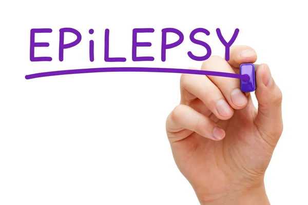 Epilepsia Marcador púrpura — Foto de Stock