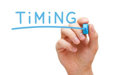 Timing Blue Marker clipart