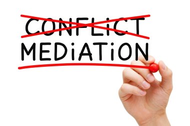 Conflict Mediation Concept clipart