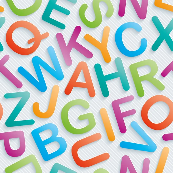 Colorful alphabet wallpaper. — Stock Illustration Colorful alphabet wallpaper. Royalty Free Stock Vectors
