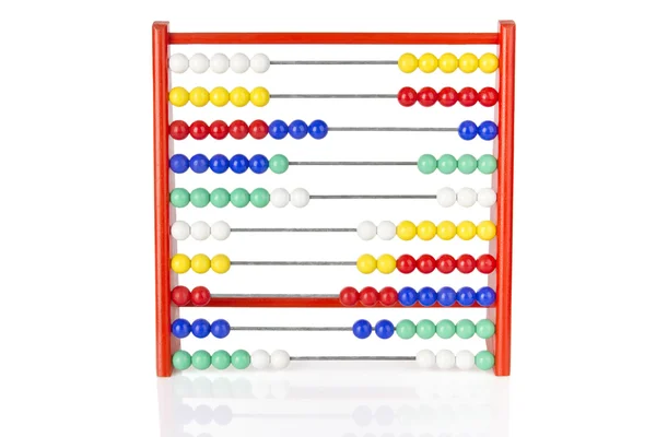 Abacus elszigetelt fehér — Stock Fotó