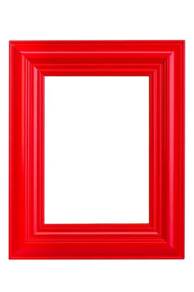 Cornice in legno rosso — Foto Stock