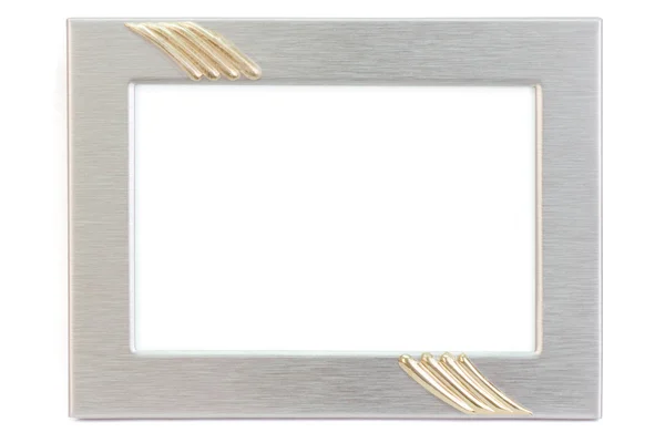 Silver picture frame — Stock Photo, Image