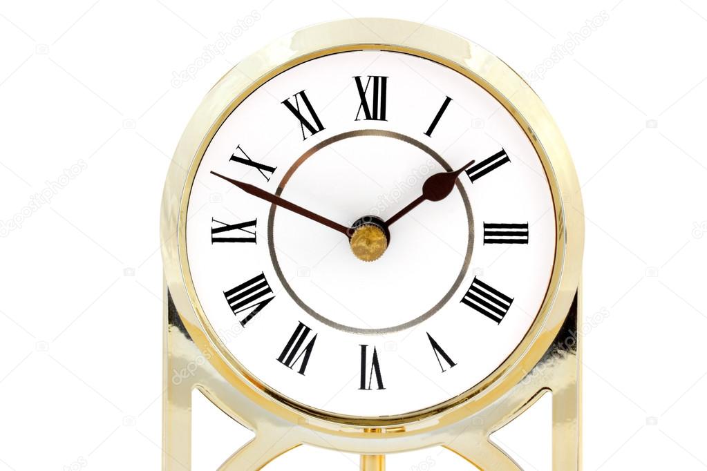 Clock with roman numerals