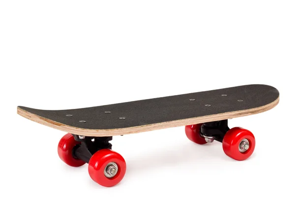 Skateboard met rode wielen — Stockfoto