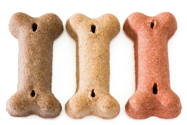 Tres galletas de perro — Foto de Stock