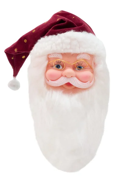 Kopf des Weihnachtsmannes — Stockfoto