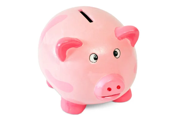 Banco Piggy rosa — Fotografia de Stock