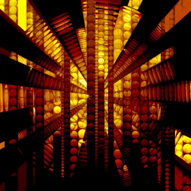 parlak altın çevrelerin şeritler