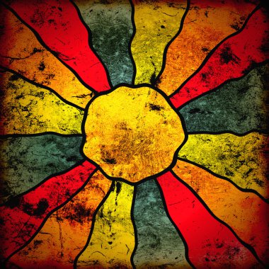 Güneş ışınları soyut