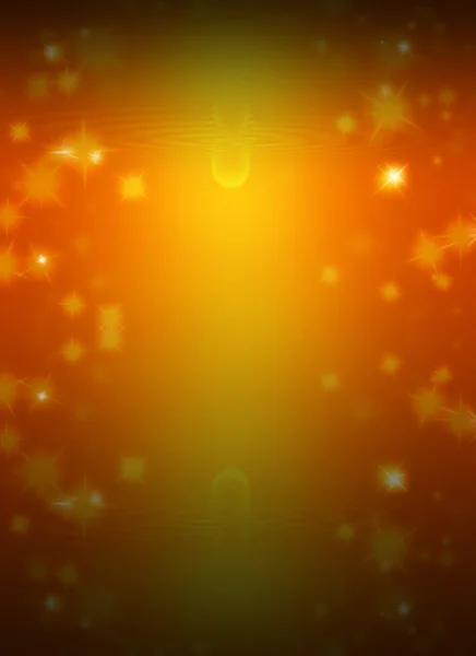 Altın ve bulanık dalga bir arka plan üzerinde yıldız — Stok fotoğraf