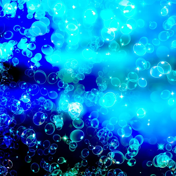 Повітряні бульбашки води — стокове фото