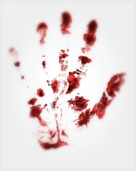 Red hand — Stock Photo, Image