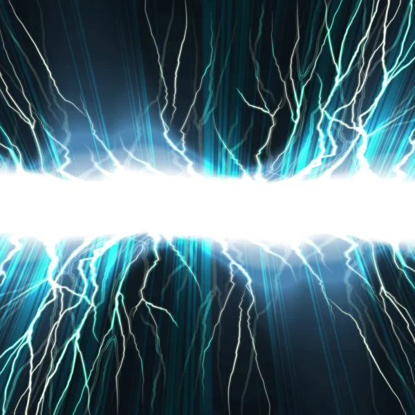 Elektromos flash villám egy sötét — Stock Fotó