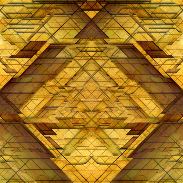 Grunge mosaico dorado — Foto de Stock