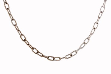 beyaz zemin üzerine zincir