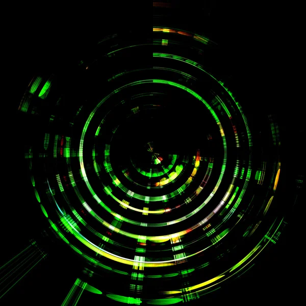 빛나는 색된 서클의 스트립 — 스톡 사진