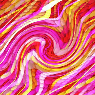 parlak renkli daireler şeritler