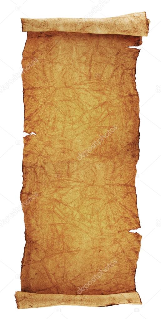 scroll of old  parchment