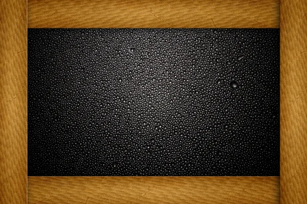 Gotas no metal — Fotografia de Stock