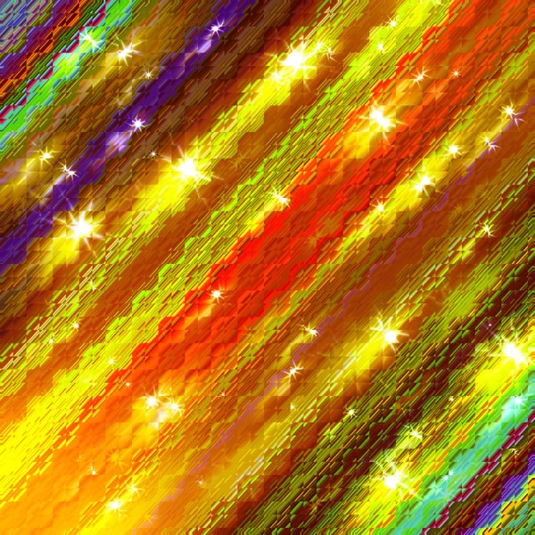 Glittering Stars sterren wazig kleurrijke achtergrond — Stockfoto