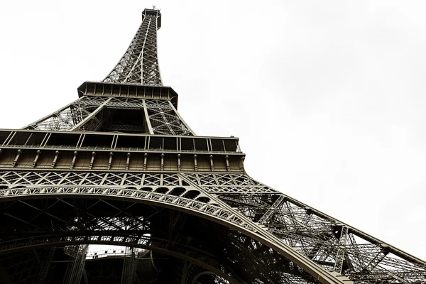 Torre Eiffel preto e branco Imagem De Stock