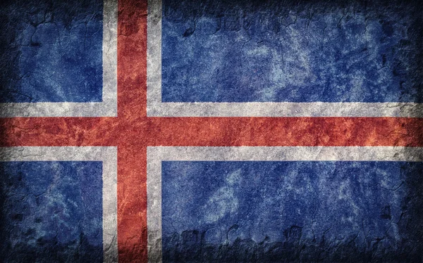 Drapeau de l'Islande — Photo