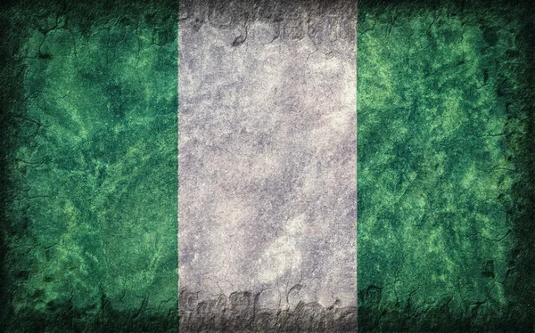 Drapelul Nigeriei — Fotografie, imagine de stoc