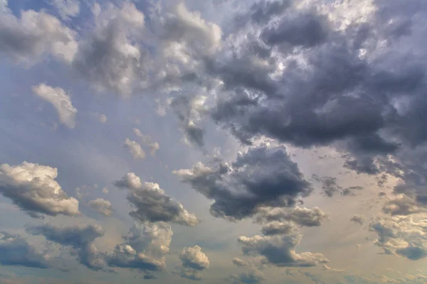 Vista Las Nubes Cúmulos Sol Cielo Azul —  Fotos de Stock